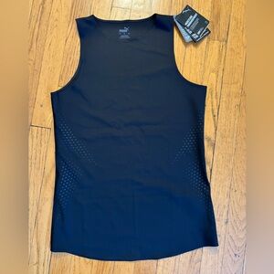 PUMA Black Crew Neck Running Top (Drycell), Size: L